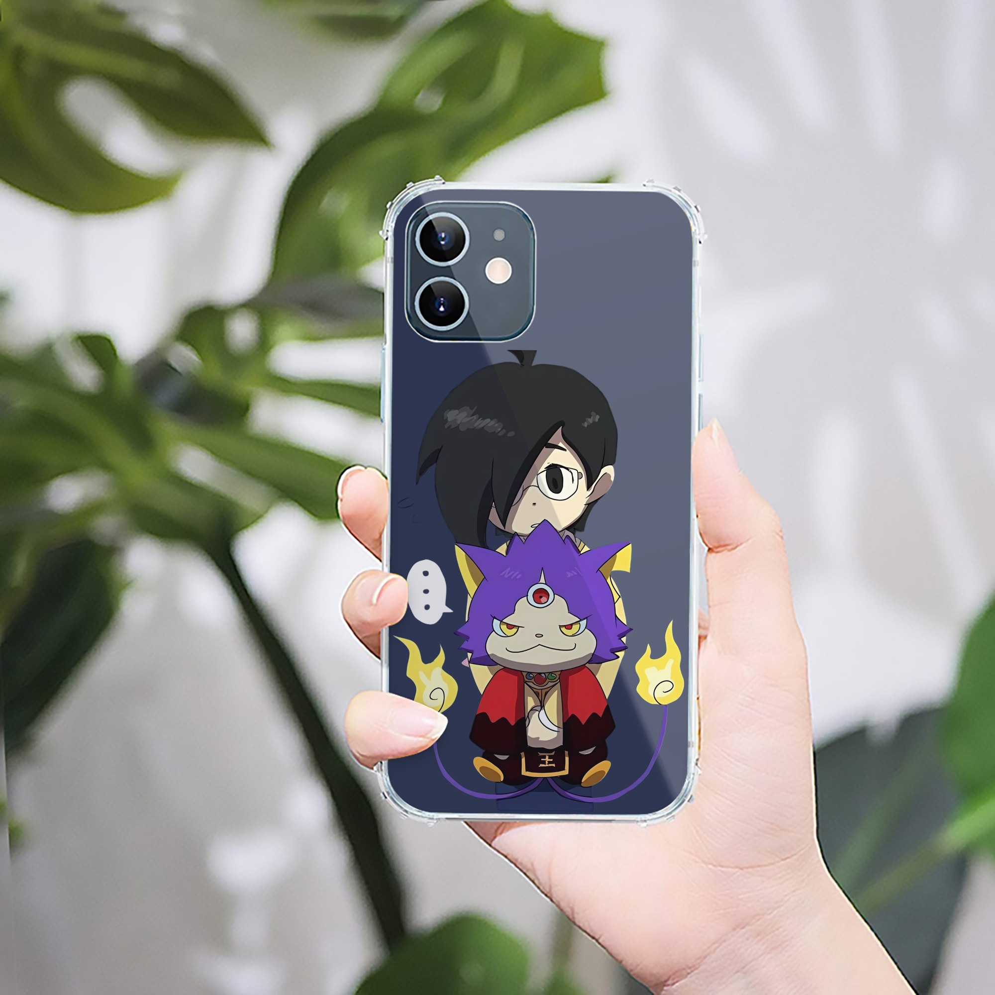 （画像用） 妖怪ウォッチ Yo-kai Watch 【iPhone 12シリーズ対応】透明スマホケース（クリアソフトケース）